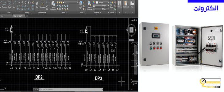 طراحی تابلو های برق و توزیع سوله در الکترونت